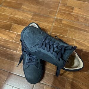 UGG Black High-Top Sneakers Suede Casual